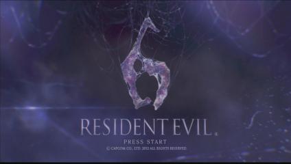 Resident Evil 6 Title Screen